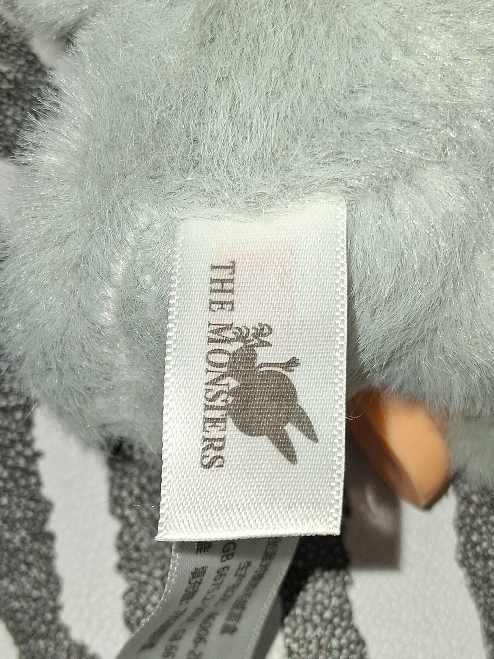 The Monsters Kids' Light Gray Faux-Fur Jacket